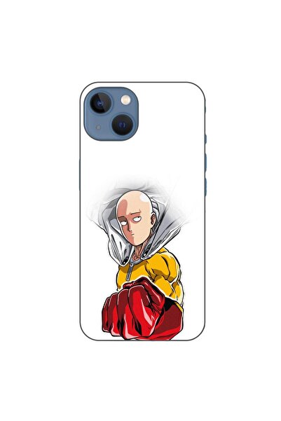 OEM Husa compatibila cu Apple iPhone 13 Silicon Gel Tpu Model One Punch Man S...