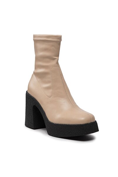 DeeZee Women's Ankle boots ZAL96063T-3 Beige