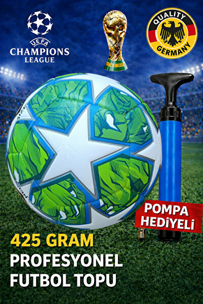 Janva Pompalı Futbol Topu Lazer Kesim 425 gram 1.kalite Şampiyonlar Ligi