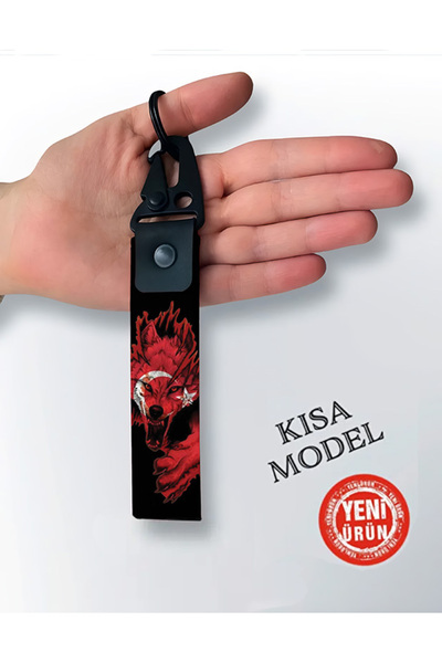 NIFF Ay Yıldız ve Kurt KISA MODEL Aksesuar, Hediyelik, Metal Kancalı, Kalitel...