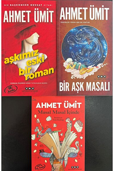 Yapı Kredi Yayınları Ahmet Ümit - 3'lü Set - Aşkımız Eski Bir Roman/ Bir Aşk ...