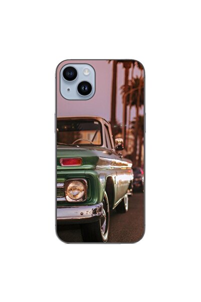 OEM Husa compatibila cu Apple iPhone 14 Plus Silicon Gel Tpu Model Pickup Truck