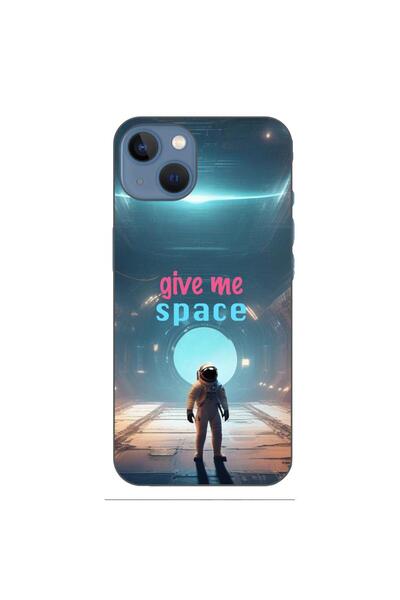 OEM Case compatible with Apple iPhone 13 Silicone Gel Tpu Model Give Me Space