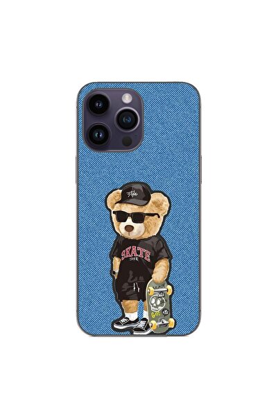 OEM Husa compatibila cu Apple iPhone 14 Pro Max Silicon Gel Tpu Model Bear Sk...