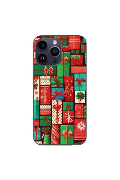 OEM Husa compatibila cu Apple iPhone 14 Pro Max Silicon Gel Tpu Model Xmas Gi...