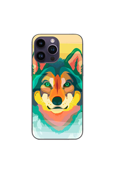 OEM Husa compatibila cu Apple iPhone 14 Pro Max Silicon Gel Tpu Model Desen Lup