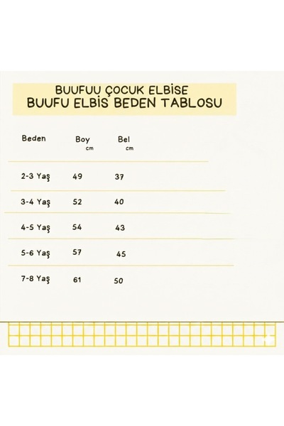 BUUFUU Kız Çocuk Yazlık Bağcıklı Askılı Baskılı Elbise
