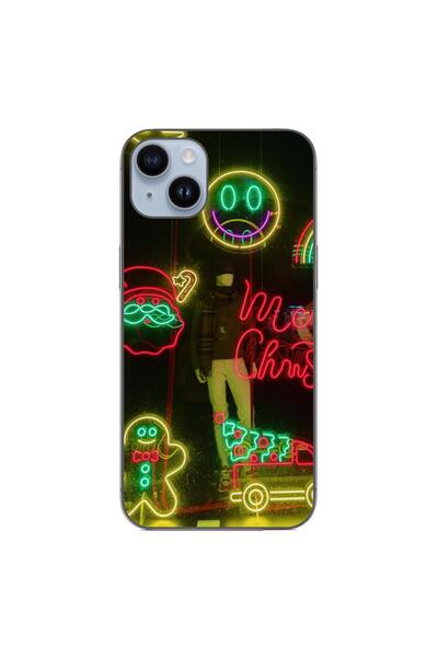 OEM Husa compatibila cu Apple iPhone 15 Plus Silicon Gel Tpu Model Craciun Vi...