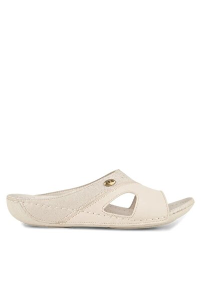 Muya Cream Gel Based Women's Slippers 36217 Sinne Z