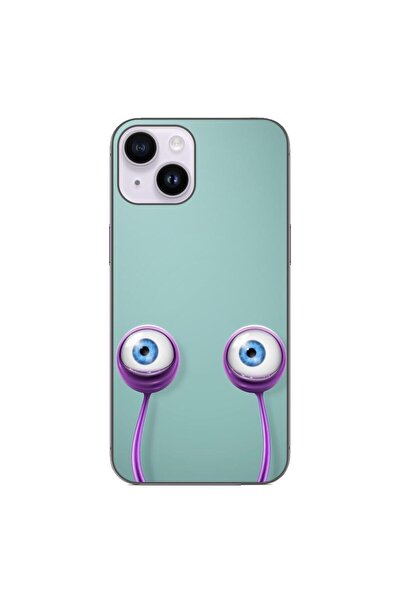 OEM Husa compatibila cu Apple iPhone 14 Silicon Gel Tpu Model Snail Eyes