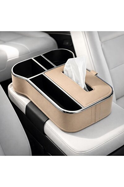 Auto Family FZE Car Armrest Box Storage Booster Pad - Multifunctional Console...