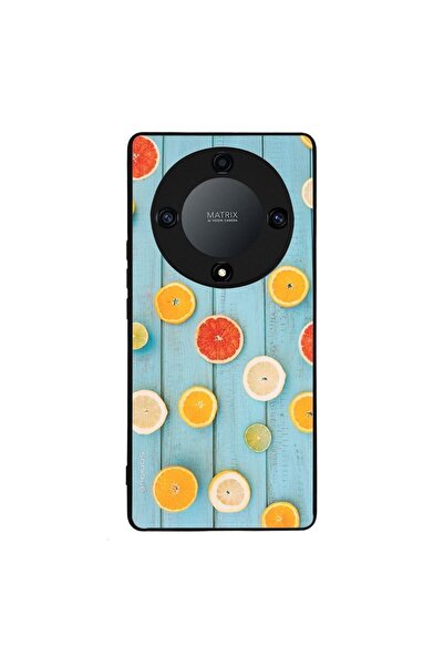 Sonique Θήκη Fruit Series για Honor Magic5 Lite 5G Γκρέιπφρουτ