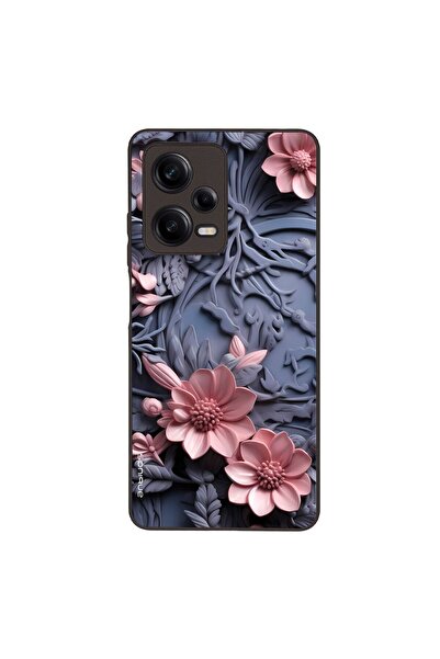 Sonique Θήκη 3D Flower Series για Xiaomi Redmi Note 12 Pro 5G Ροζ 02