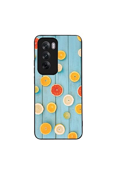 Sonique Θήκη Fruit Series για Oppo Reno12 5G Γκρέιπφρουτ