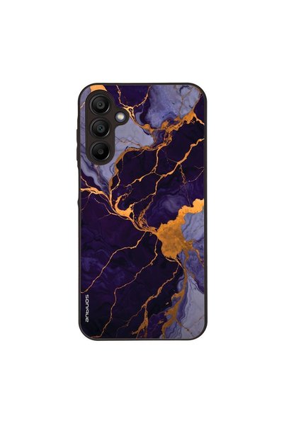 Sonique Θήκη Marble Series για Samsung Galaxy A15 4G / Galaxy A15 5G Μωβ