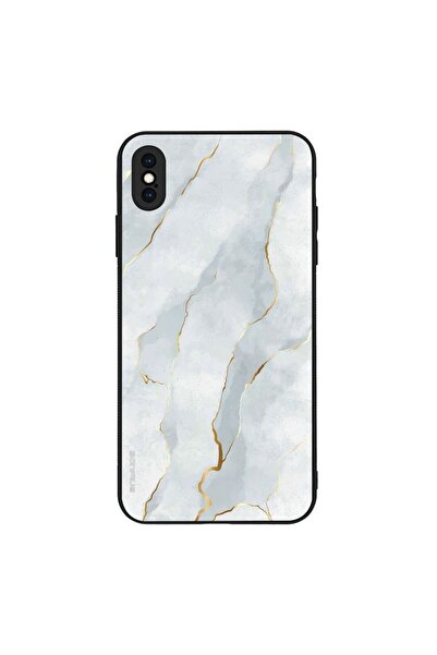 Sonique Θήκη Marble Series για Apple iPhone XS MAX Λευκό 01