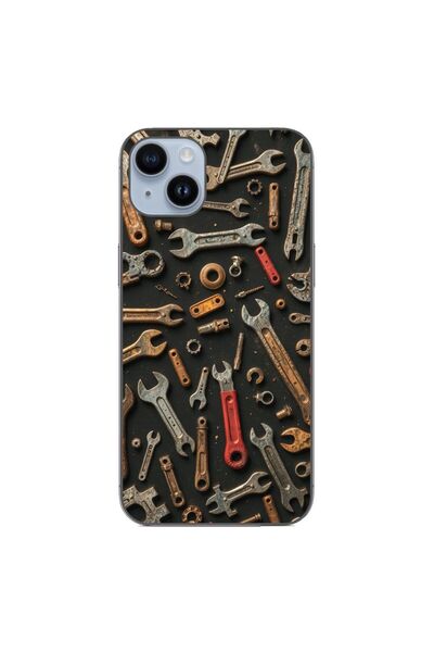OEM Husa compatibila cu Apple iPhone 15 Plus Silicon Gel Tpu Model Mechanic T...