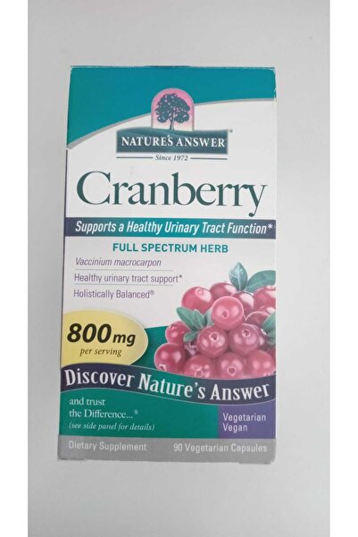 Natures Answer cranberry 800mg 90capsules