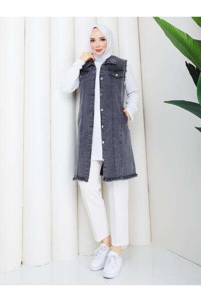 exxitcollection Vestă pentru femei, cu detaliu de buzunar, elegantă, cu croia...