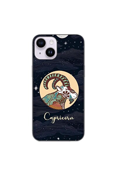 OEM Husa compatibila cu Apple iPhone 15 Silicon Gel Tpu Model Horoscop Capricorn