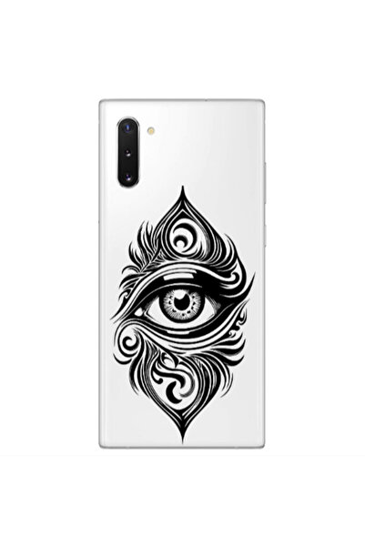 Other Samsung Note 10 Plus Eye patterned drawing Transparent Silicone TPU Θήκη