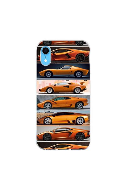 OEM Husa compatibila cu Apple iPhone XR Silicon Gel Tpu Model Masini Lamborghini