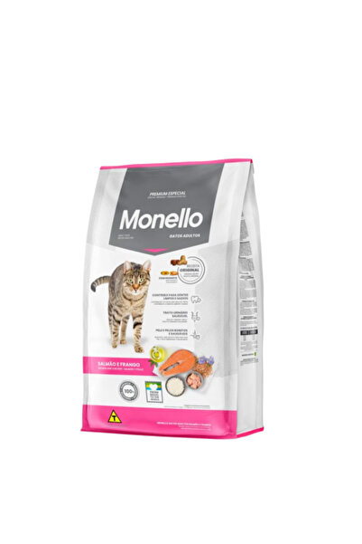 Monello Adult Cat Dry Food Salmon & Chicken - 15 kg مونيلو طعام جاف للقطط الب...