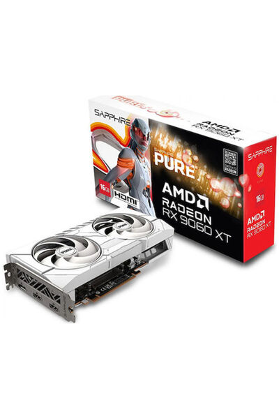 SAPPHIRE Radeon RX 9060 XT 16GB GDDR6 Κάρτα Γραφικών Pure Κωδικός: 11350-02-20G
