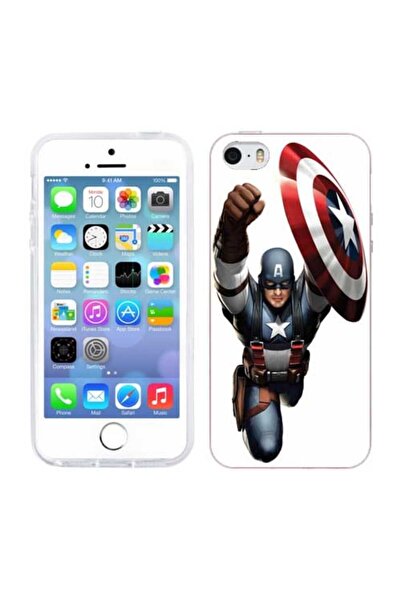 OEM Case compatible with Apple iPhone 5S, iPhone 5 Silicon Gel Tpu Model Capt...