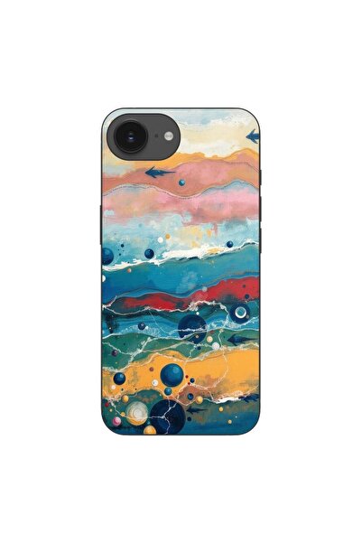 OEM Θήκη συμβατή με Apple iPhone 16e από σιλικόνη gel TPU με ζωγραφισμένο σχέ...