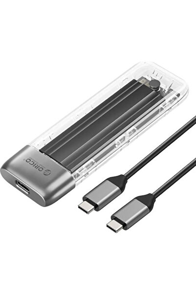 Orico Θήκη για Σκληρό Δίσκο M.2 SATA III με Σύνδεση USB 3.2 Type-C Διαφανής Κ...