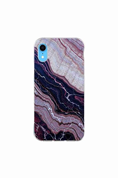 OEM Husa compatibila cu Apple iPhone XR Silicon Gel Tpu Model Amethyst Sand M...