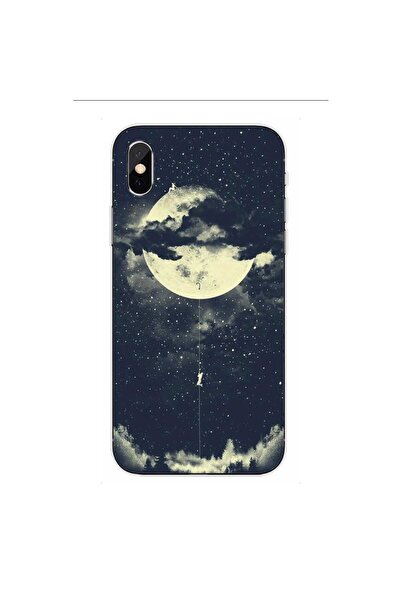 OEM Θήκη συμβατή με Apple iPhone XS Max από σιλικόνη gel TPU, μοντέλο Moon Cl...