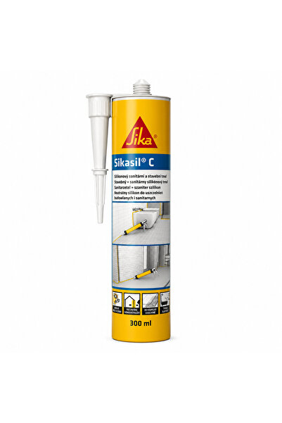 Sika Sikasil-C Nötr Silikon (Koli 12 x 300ml)