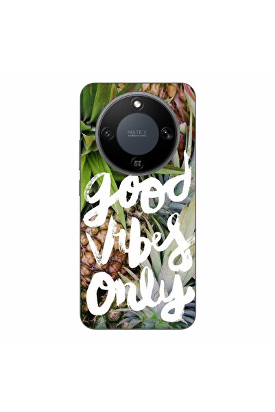 OEM Husa compatibila cu Honor Magic8 Lite Silicon Gel Tpu Model Good Vibes Only