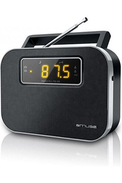 Muse.Co Muse M-081 R Επιτραπέζιο Ραδιόφωνο Ηλεκτρικό / Μπαταρίας Μαύρο