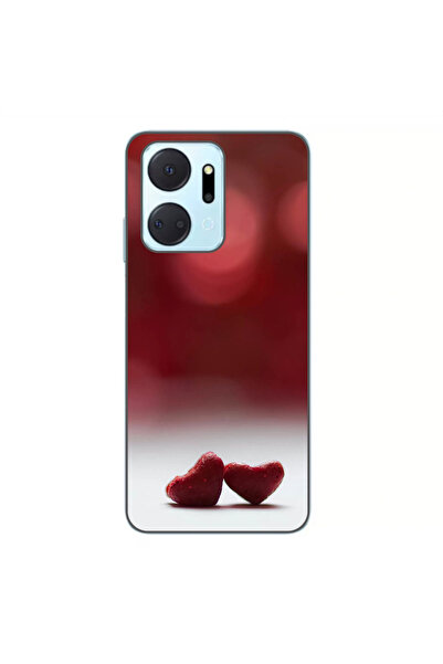OEM Husa compatibila cu Honor X7a Silicon Gel Tpu Model Little Hearts