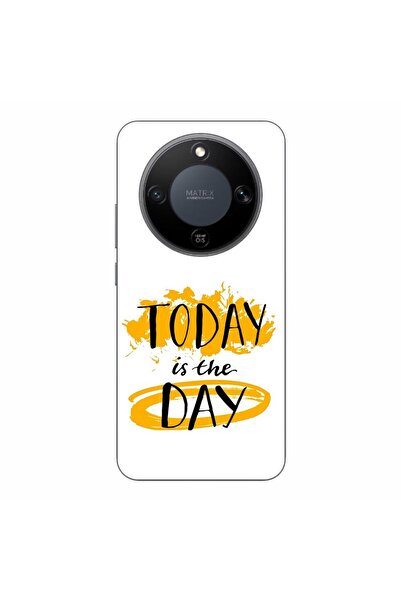 OEM Husa compatibila cu Honor Magic8 Lite Silicon Gel Tpu Model Mesaj Today I...
