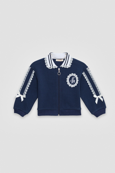 GB Baby Baby Girl Navy Blue Tracksuit Top