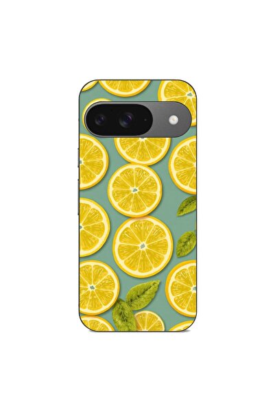 OEM Husa compatibila cu Google Pixel 9 Pro Silicon Gel Tpu Model Summer Lemon...