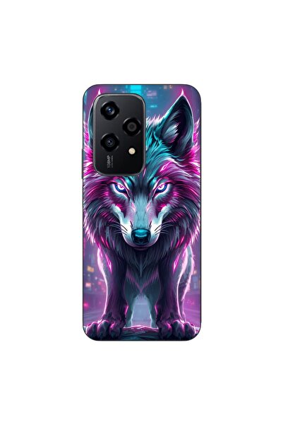 OEM Husa compatibila cu Honor 200 Lite Silicon Gel Tpu Model Cyberpunk Wolf