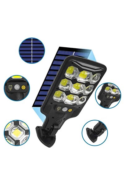 Genel Markalar PowerMaster HS-8037B Solar 9 COB Ledli Hareket Sensörlü Sokak ...
