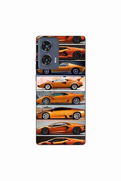 OEM Калъф, съвместим с Motorola Edge 50 Fusion, силиконов гел TPU, с шарка на...
