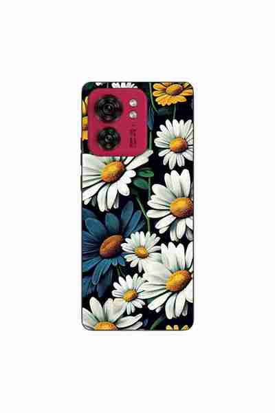 OEM Θήκη συμβατή με Motorola Edge 40 από σιλικόνη gel TPU με σχέδιο μαργαρίτας