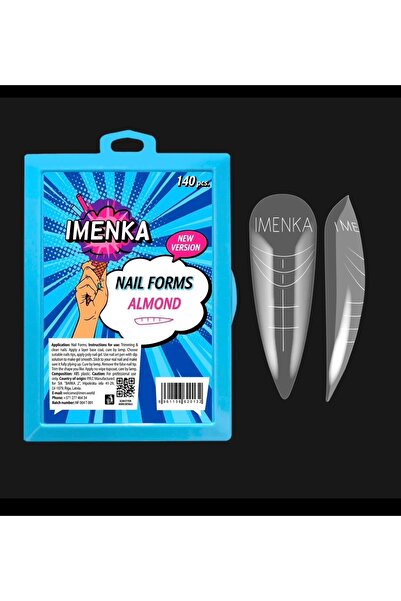 Imenka ALMOND Ust form Form protez Tirnak Ust form DUAL FORM