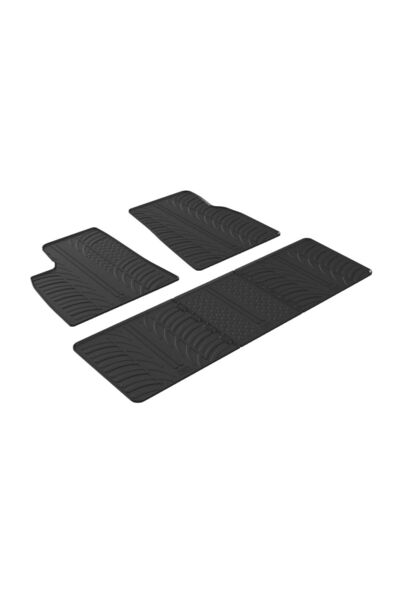 Gledring Set covorase auto din cauciuc Tesla Model S 2014-2016, Negru, Gledri...