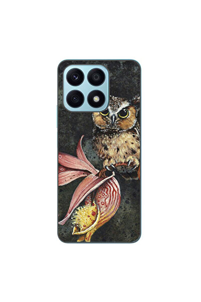 OEM Husa compatibila cu Honor X8a Silicon Gel Tpu Model Owl Painted