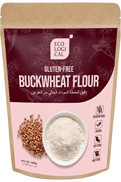 Ecological Gluten Free Buckwheat Flour 500g | 100% Natural | High Fiber & Pro...