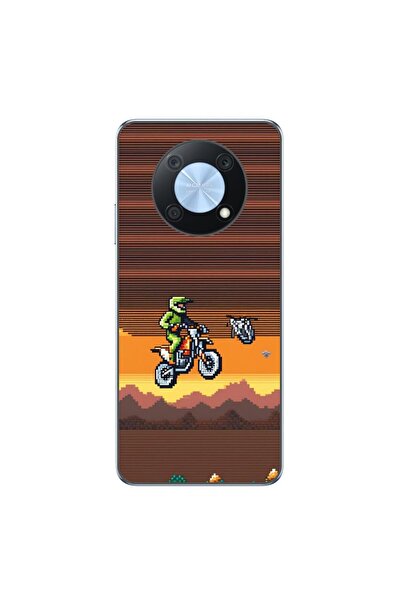 OEM Θήκη συμβατή με Huawei Nova Y90 Σιλικόνης Gel TPU με σχέδιο Pixel Art Mot...