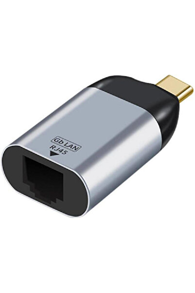 POWERTECH PTH-095 Προσαρμογέας Δικτύου USB-C με Ενσύρματη Σύνδεση Gigabit Eth...
